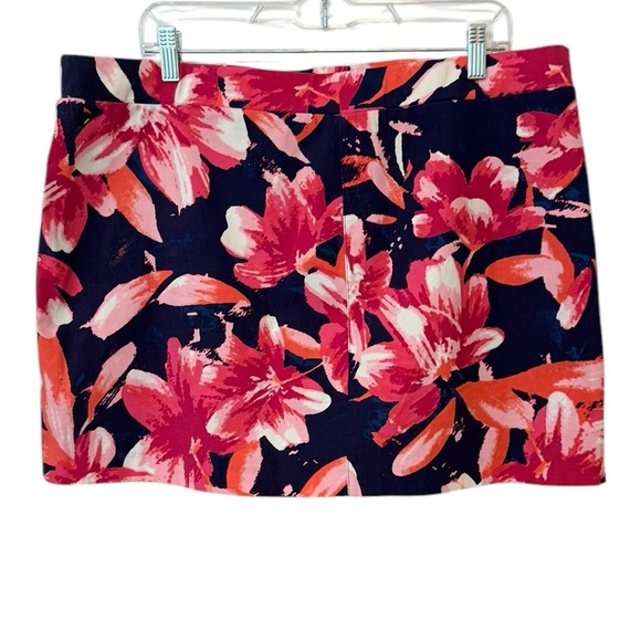 Zoe + Phoebe Tropical Print Bright & Bold Floral Print Skorts Tennis Size PXL - Picture 3 of 9